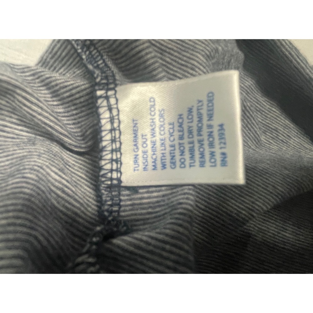 Southern Tide Mens XL Pima Cotton Blend Striped Skipjack Polo Shirt Navy White - Picture 6 of 6